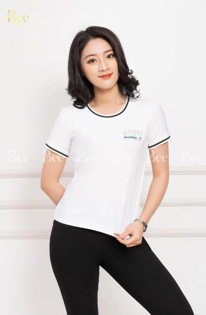 T-Shirt Bo viền